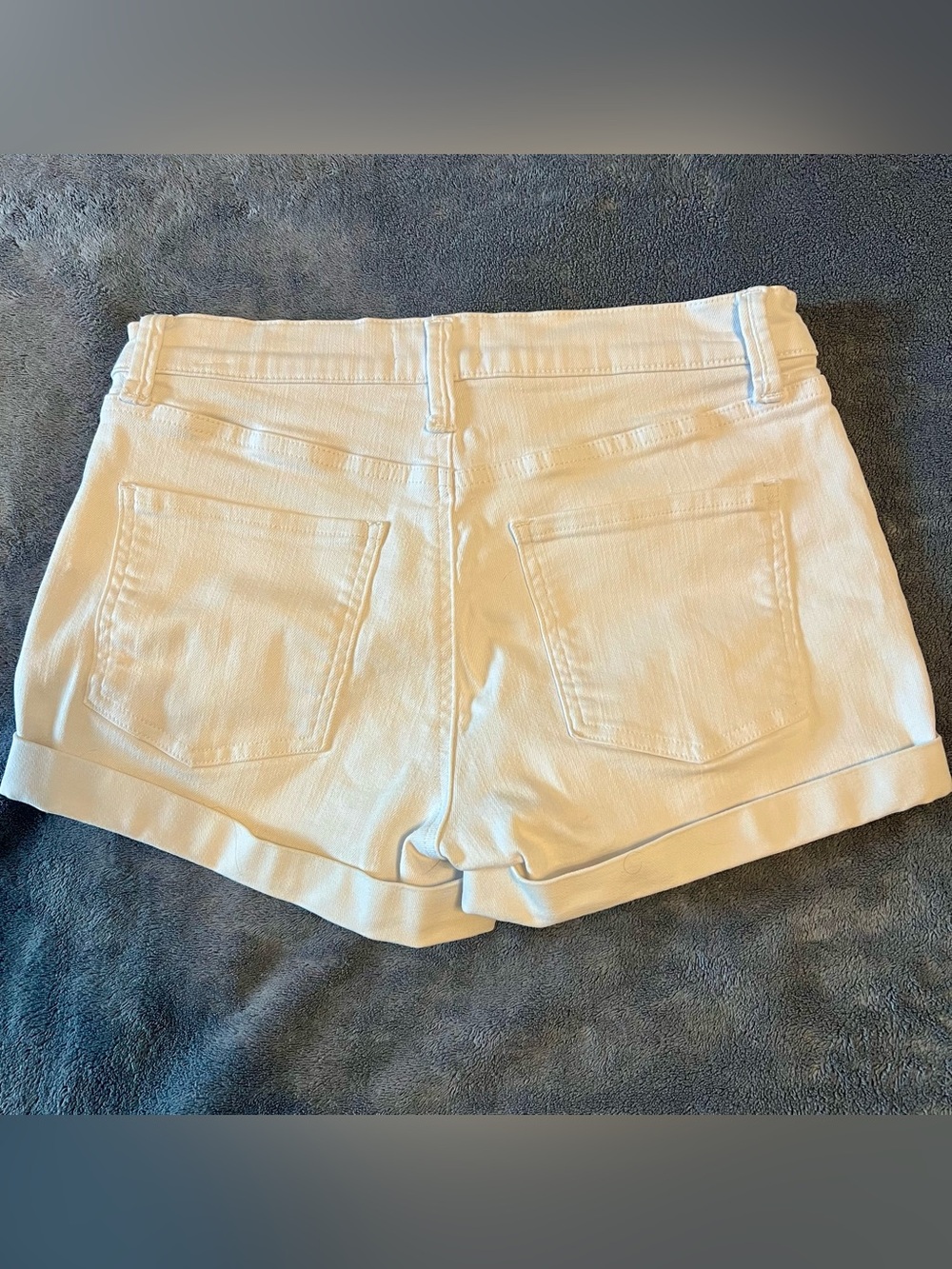 Pistola White Women's Cuffed Denim Shorts - Picture 3 of 8